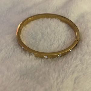 Kate Spade set in stone hinged bangle